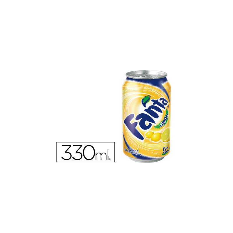 Refresco fanta limon lata 330 ml
