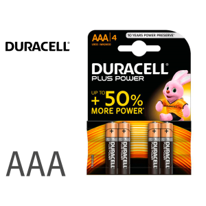 Pila duracell alcalina plus...