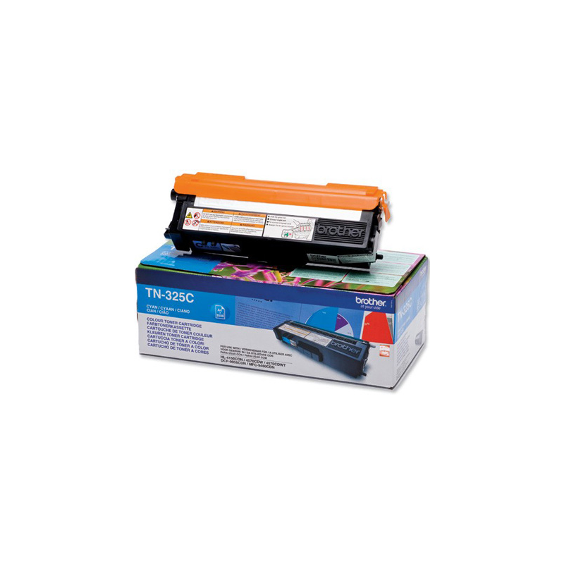Toner brother tn-325c cian -3.500pag- hl-4140cn hl-4150cdn hl-4570cdw dcp-9055cdn dcp-9270cdw