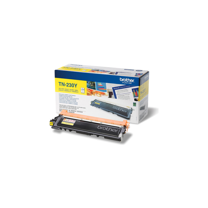 Toner brother tn-230 amarillo -1.400pag- hl-3040cn hl-3070cw dcp-9010cn mfc-9120cn mfc-9320cw