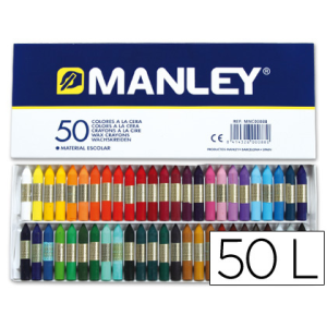 Lapices cera manley caja de...