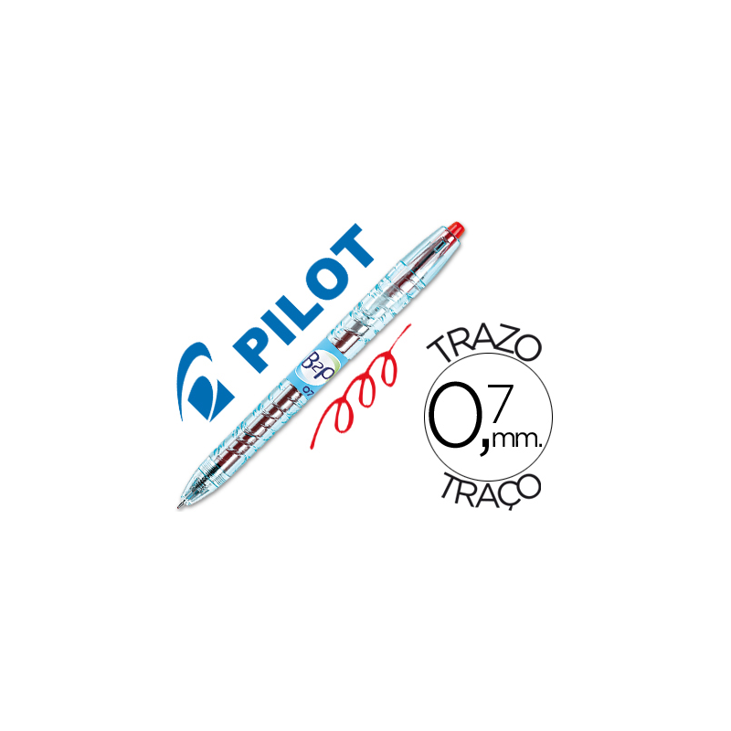 Boligrafo pilot gel b2p rojo
