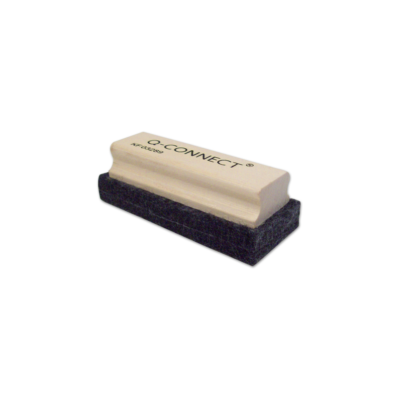 Borrador q-connect fieltro para pizarra 100x40 mm