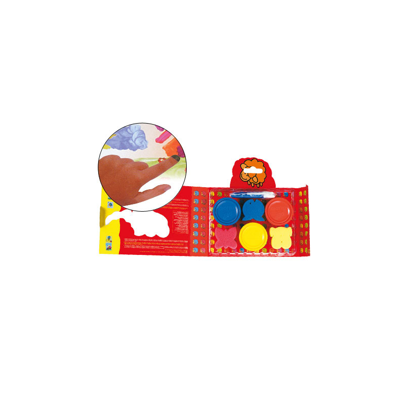 Pintura a dedos giotto be-be