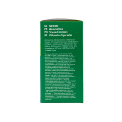 Gomets liderpapel autoadhesivo redondo numeros 20 mm colores surtidos rollo de 1000 unidades en caja de carton