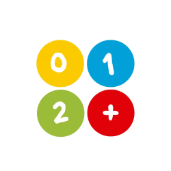 Gomets liderpapel autoadhesivo redondo numeros 20 mm colores surtidos rollo de 1000 unidades en caja de carton