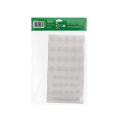 Gomets liderpapel autoadhesivo estrellas plateadas surtidas bolsa de 5 hojas con 200 unidades