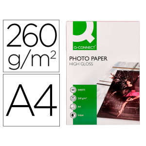 Papel q-connect foto glossy...
