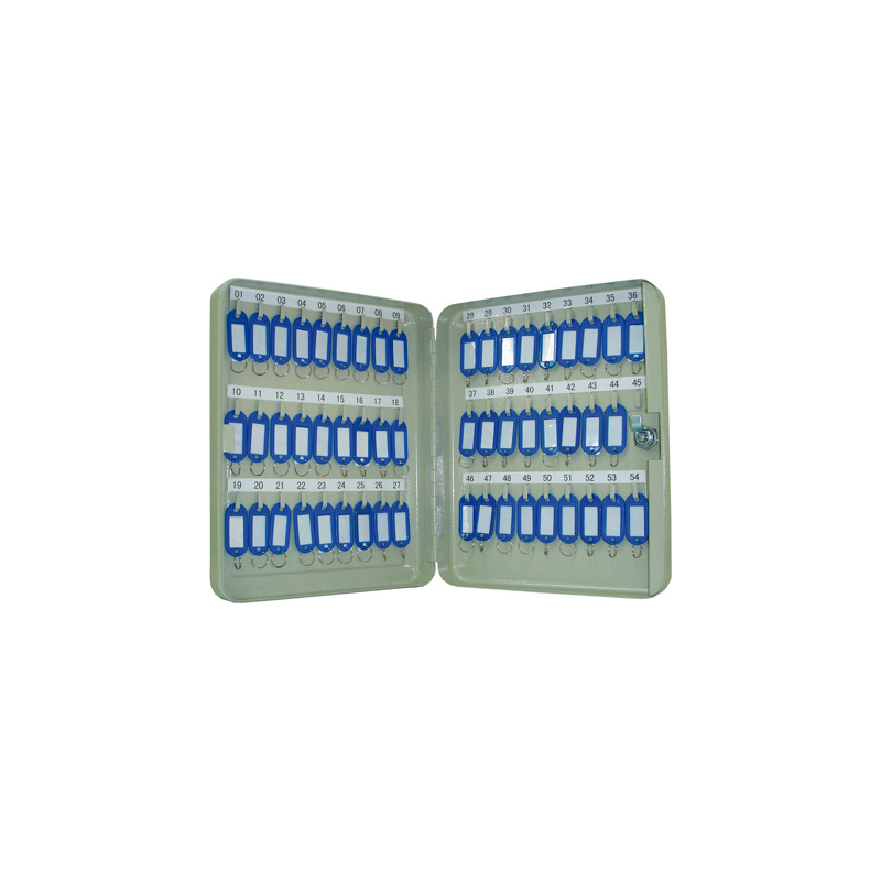 Armario metalico portallaves q-connect 300x240x60 mm para 54 llaves