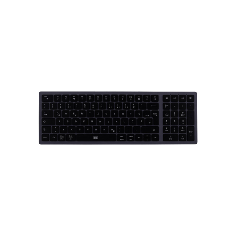 Teclado tnb iclik ultrafino inalambrico color gris