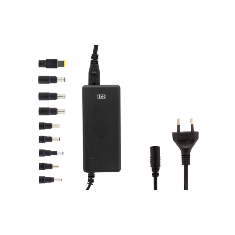 Cargador para portatil tnb usb-c 65w con 9 adaptadores