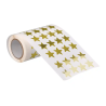 Gomets liderpapel autoadhesivo estrellas doradas 20 mm 1500 unidades en caja de carton