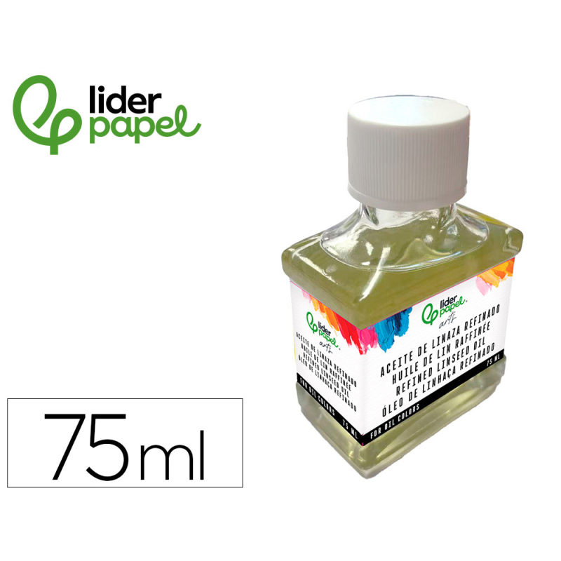 Aceite de linaza refinado liderpapel bote de 75 ml