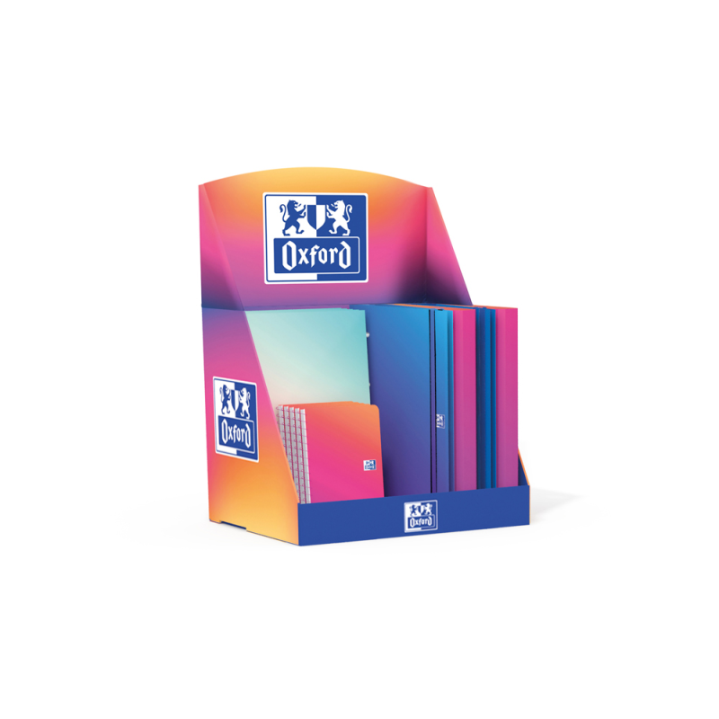 Expositor sobremesa oxford rts gradient ebook a4 / ebook a5 /ebinder a4 14 unidades surtidas