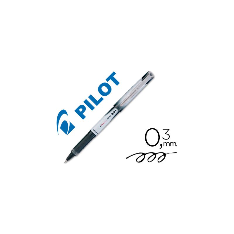 Rotulador pilot roller v-ball grip negro 0.5 mm