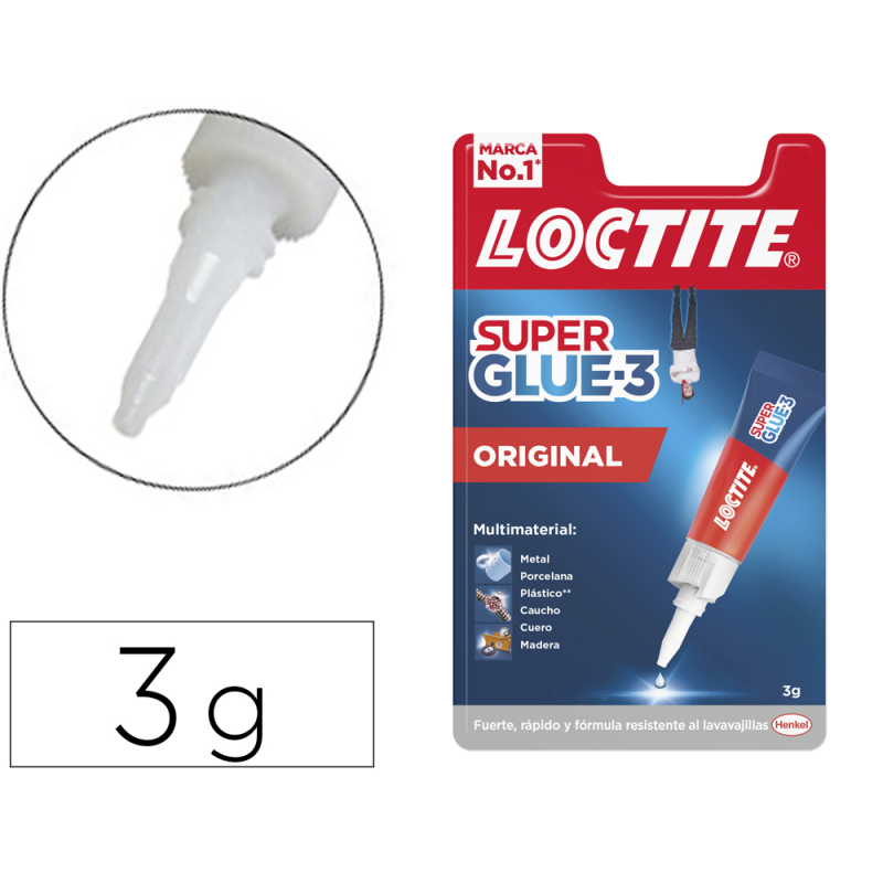 Pegamento loctite 3 gr adhesivo instantaneo original unidad