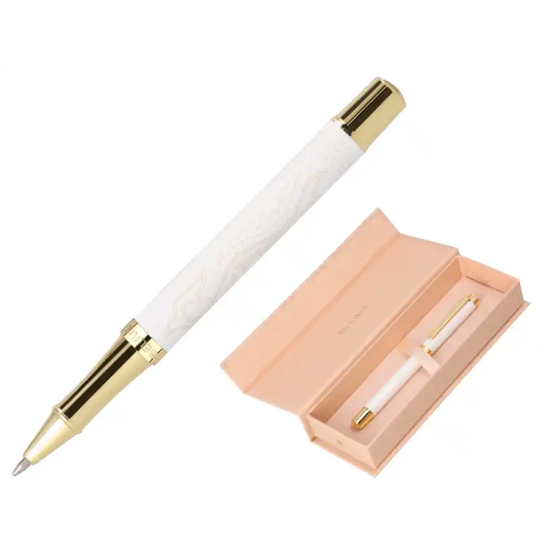 Roller belius wild west aluminio color crema dorado tinta color negro caja de diseño