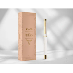 Roller belius wild west aluminio color crema dorado tinta color negro caja de diseño