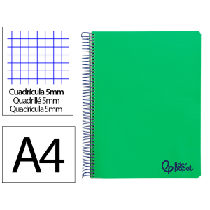Cuaderno espiral liderpapel...