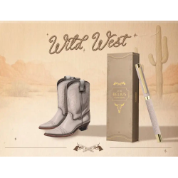 Roller belius wild west aluminio color beige tinta color negro caja de diseño