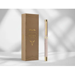 Roller belius wild west aluminio color beige tinta color negro caja de diseño