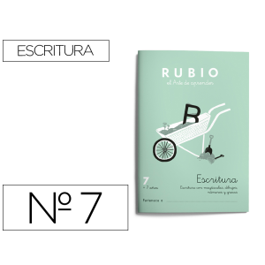 Cuaderno rubio caligrafia nº 7