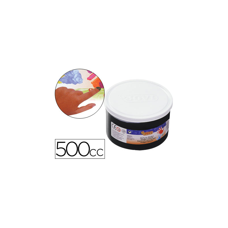 Pintura a dedos jovi 500 cc negro