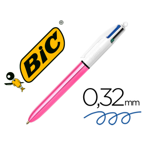 Boligrafo bic cuatro...