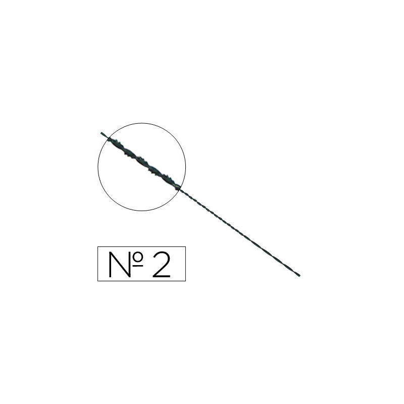 Pelos de segueta espiral nº2 caja de 144 unidades