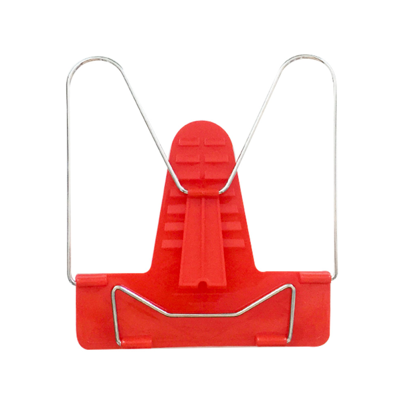 Atril liderpapel base plastico angulo ajustable soporte parte posterior 190x215 mm color rojo