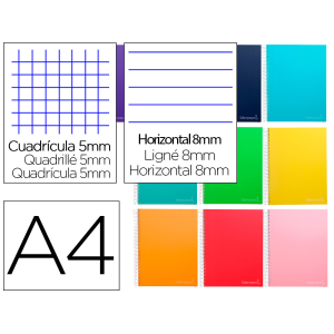 Cuaderno espiral liderpapel...