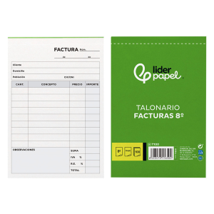 Talonario liderpapel...