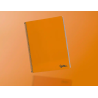 Cuaderno espiral liderpapel a4 smart tapa blanda 80h 75gr rayado horizontal con margen color naranja