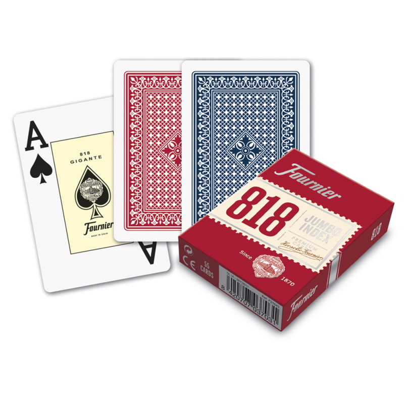 Baraja fournier poker ingles nº818 55 cartas