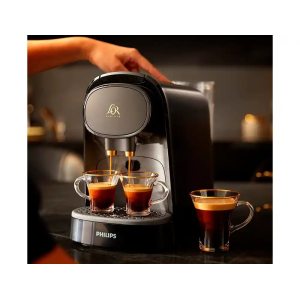 Cafetera de capsulas philips barista 19 bares 1450w 1l doble espresso compatible con capsulas l'or y nespresso