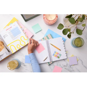 Banderitas separadoras dispensador post-it index flags 683-5 pastelo 11,9x43,2 mm pack de 20 unidades x 5