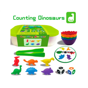 Juego de clasificacion conteo de dinosaurios +3 años