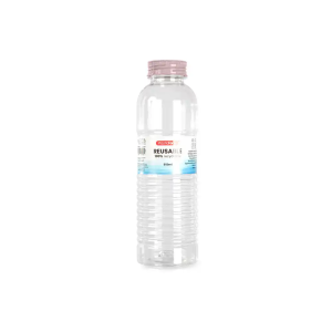 Botella portaliquidos plasticforte rio plastico reciclable 100% transparente 550 ml