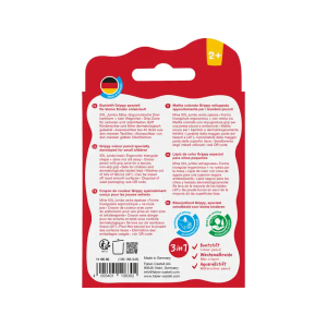 Lapices de colores faber castell grippy xxl caja de 6 unidades colores surtidos