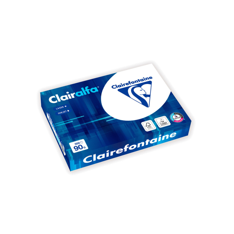 Papel fotocopiadora clairefontaine clairalfa din a4 90 g paquete de 500 hojas