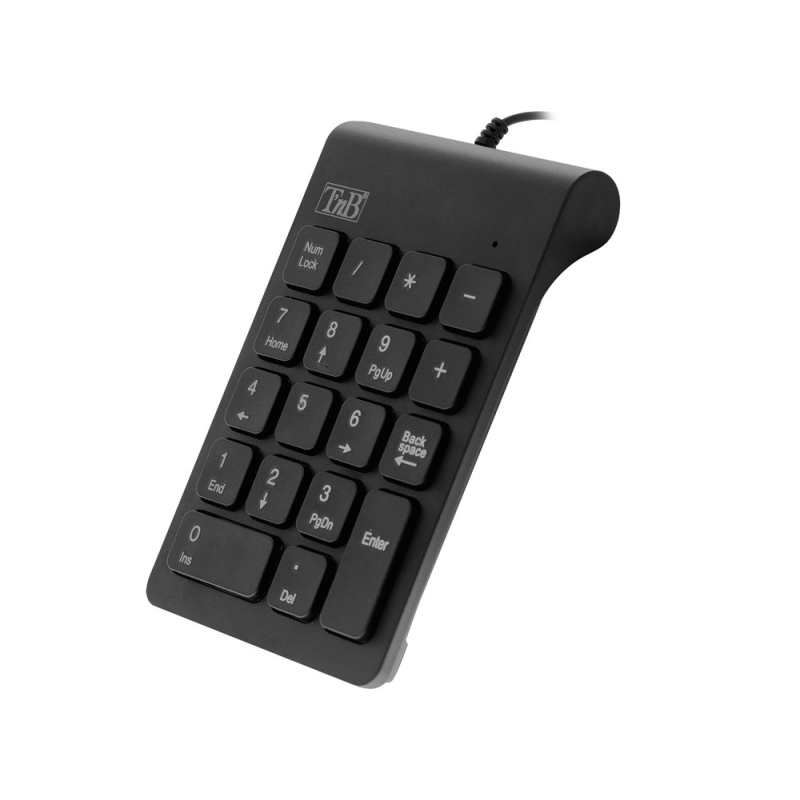 Teclado numerico tnb usb-a con cable color negro