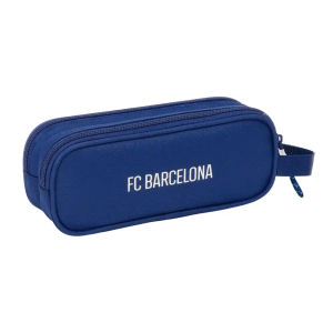 Bolso escolar portatodo safta doble f.c. barcelona navy blue 80x210x60 mm