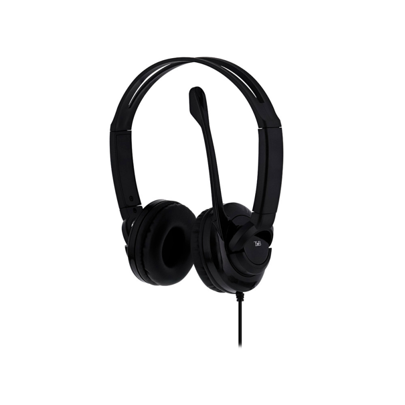 Auriculares tnb hs-200 multimedia con microfono usb color negro