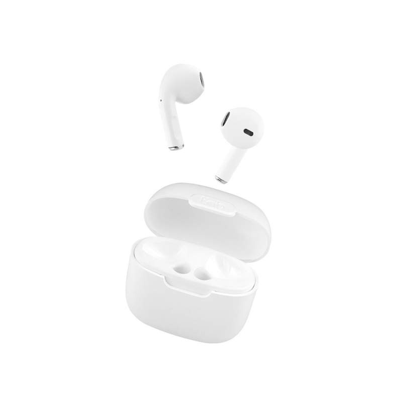 Auriculares tnb feat3 true wireless con microfono color blanco