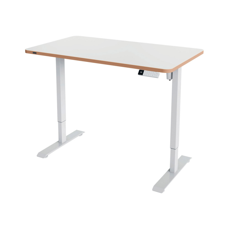 Mesa elevable electrica leitz ergo 120x70 cm color blanco