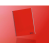 Cuaderno espiral liderpapel a4 smart tapa blanda 80h 75gr pauta 2,5mm con margen color rojo