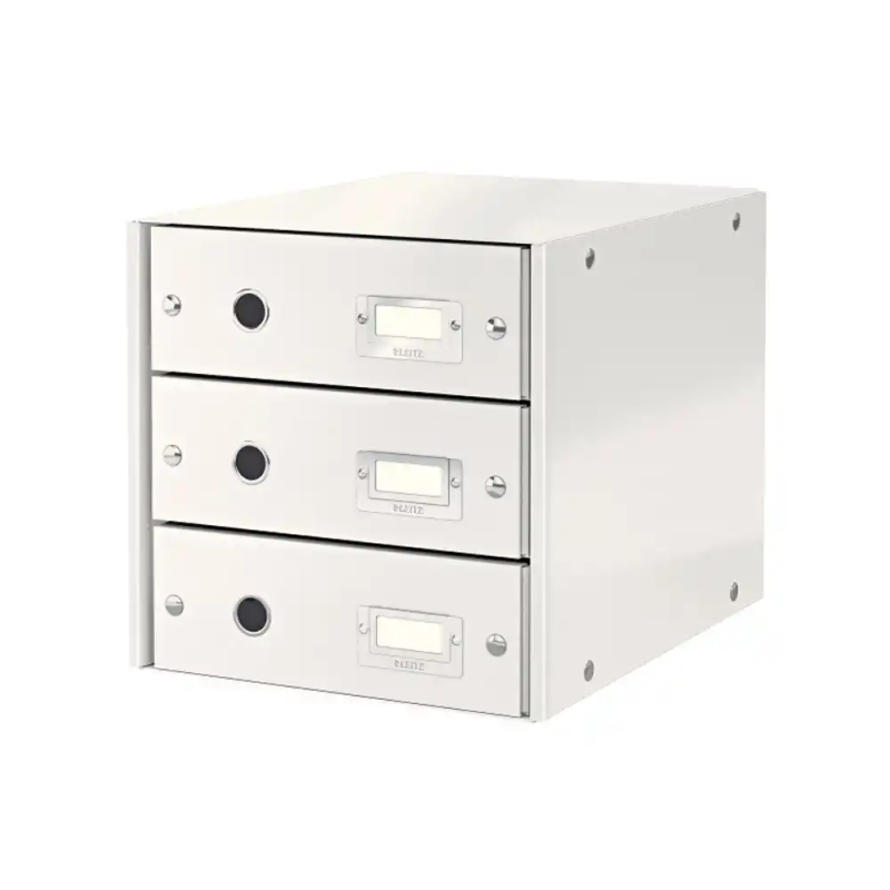 Fichero cajones de sobremesa leitz click&store 3 cajones color blanco 290x283x360 mm