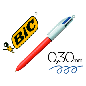 Boligrafo bic cuatro...