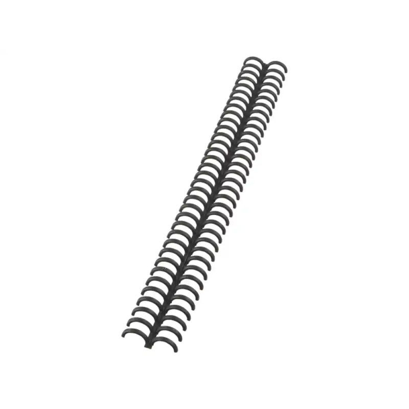 Canutillo gbc ibiclick plastico negro 12 mm caja de 50 unidades