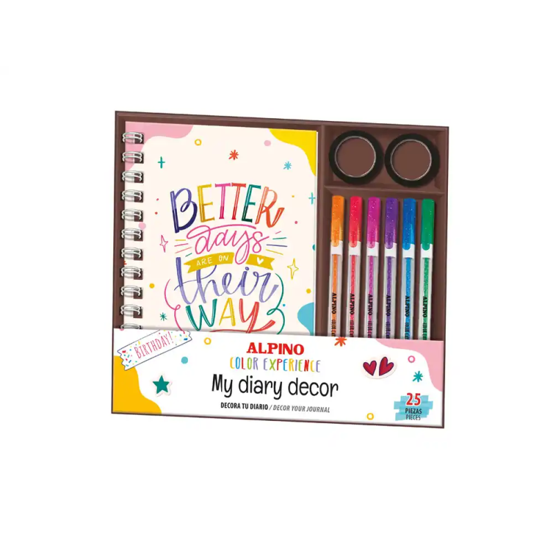 Set decor alpino color experience mini diario
